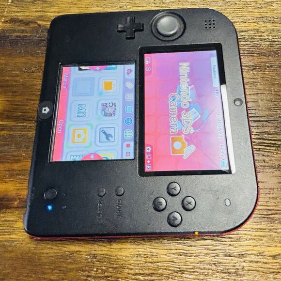 Nintendo 2DS Handheld Console Black/Red. No Charger or Stylus Tested. Works. - Picture 12 of 14